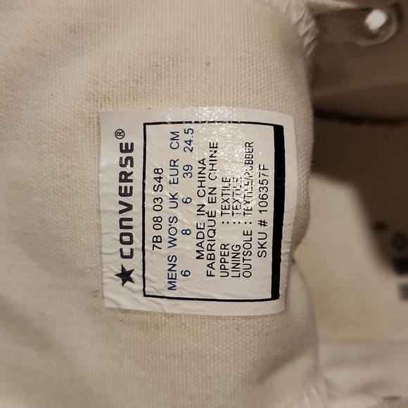 CONVERSE Personalized Lovers High Tops - Picture 9 of 10